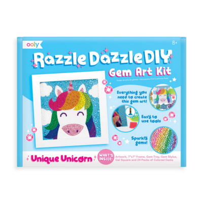 Kolli: 1 Razzle Dazzle D.IY. Gem Art Kit: Unique Unicorns