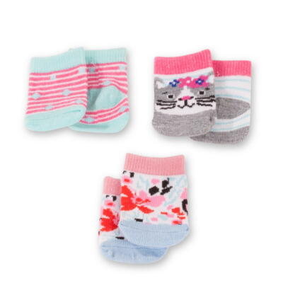 Kolli: 4 Socks set dins and cats, 30-50 cm
