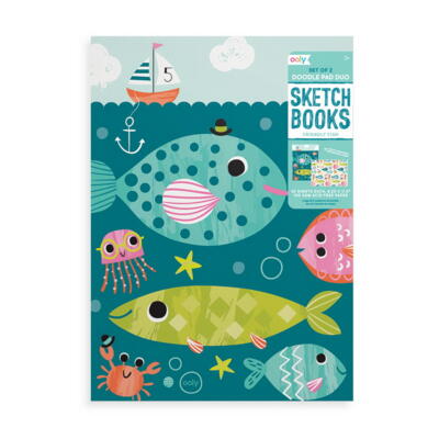 Kolli: 1 Sketchbooks - Friendly Fish - 2 pack