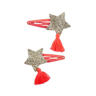 Kolli: 6 Boutique Sassy Tassy Star Hairclips, 2 Pcs