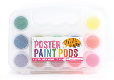 Kolli: 1 Lil' Poster Paint Pods - Glitter & Neon