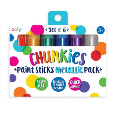 Kolli: 1 Chunkies Paint Sticks Metallic - Mini Pack