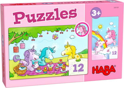 Kolli: 4 Puzzles Unicorn Glitterluck – Rosalie & Friends