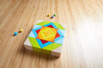 Kolli: 2 Creative Building Blocks Mosaic Cube