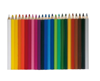 Kolli: 1 Pencil Set, 24 colors, thick