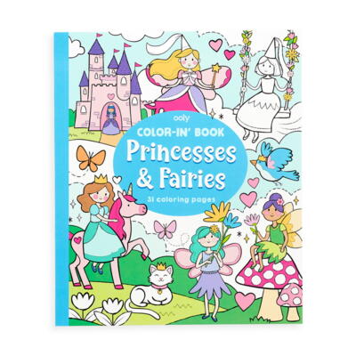 Kolli: 1 Color-in Book ‚ Princess & Fairies