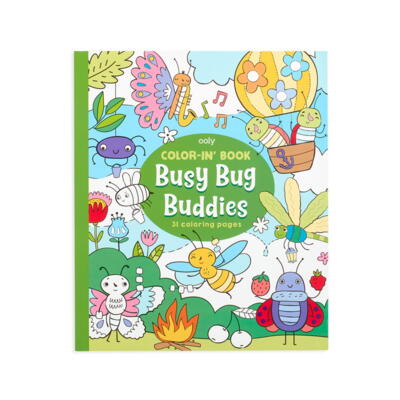 Kolli: 1 Color-in Book ‚ Busy Bug Buddies