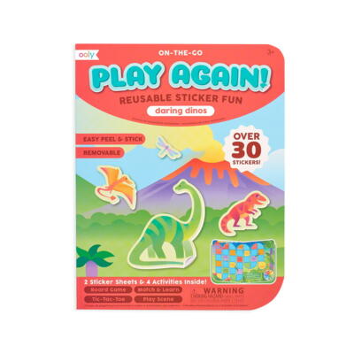 Kolli: 1 Play Again! Mini Activity Kit - Daring Dinos
