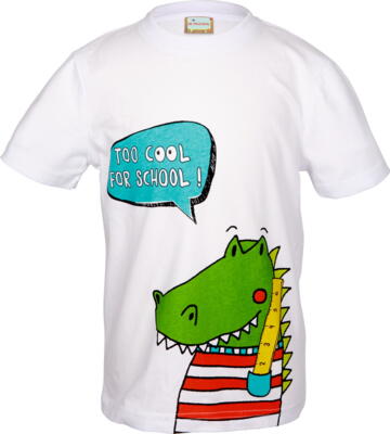 Kolli: 6 Magic T-shirt "Too cool for school" one size (122/128)