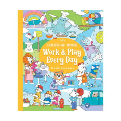 Kolli: 6 Coloring Book - Work & Play Everyday