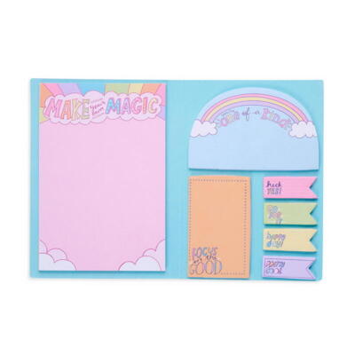 Kolli: 6 Side Notes Sticky Tab Note Pad - Make Magic