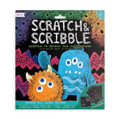 Kolli: 6 Scratch & Scribble - Monster Pals