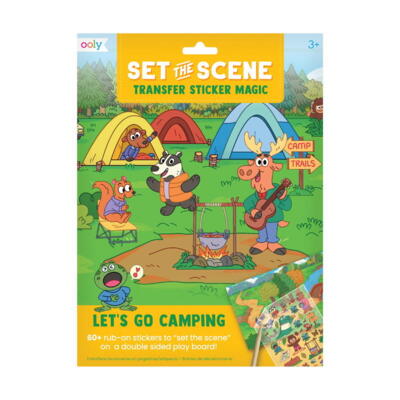 Kolli: 1 Set the Scene Transfer Stickers - Let's go camping