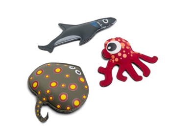 Kolli: 10 Diving Animals - Shark, Ray & Octopus