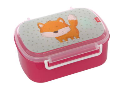Kolli: 3 Lunchbox fox pink