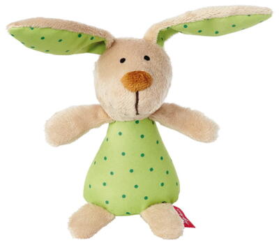 Kolli: 3 Grasp toy rabbit green RedStars