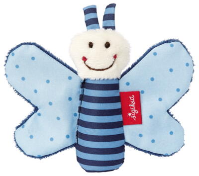 Kolli: 3 Grasp toy butterfly blue Kinderbunt