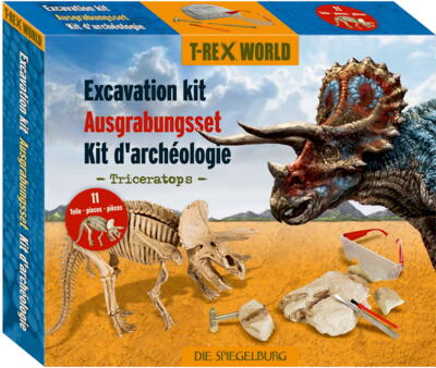 Kolli: 2 Large Excavation Set Triceratops