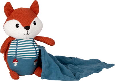 Kolli: 3 Soft toy with cuddle comforter fox