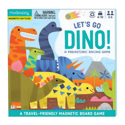 Kolli: 2 Magnetic Board Game/Let's Go, Dinos!