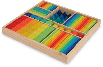 Kolli: 1 Mixed  Blocks - Rainbow