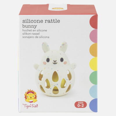 Kolli: 5 Silicone Rattle - Bunny