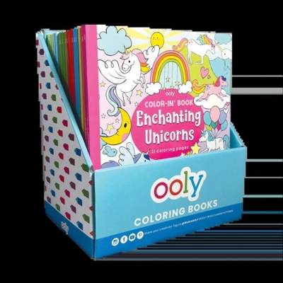 Kolli: 2 Coloring Books Display - Empty (Holds 24 Books)