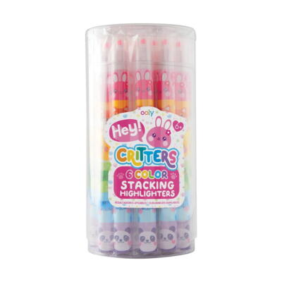 Kolli: 1 Hey critters! Stacking Highlighters - 24 pack