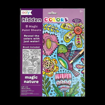 Kolli: 1 Hidden Colors Magic Paint Sheets - Magic Nature