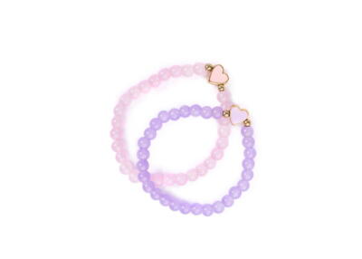 Kolli: 6 Boutique Chic With all My Heart Bracelet, 2 Pcs
