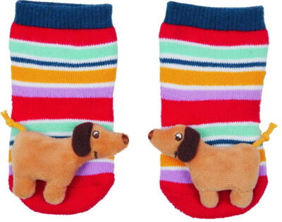 Kolli: 4 Rattle socks dachshund