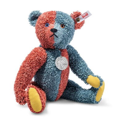Kolli: 1 Harlekin Teddy bear, multicoloured