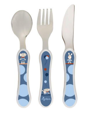 Kolli: 3 Cutlery set elephant Lolo Lombardo Classic