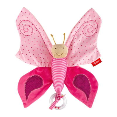 Rustling comforter butterfly pink large Kinderbunt