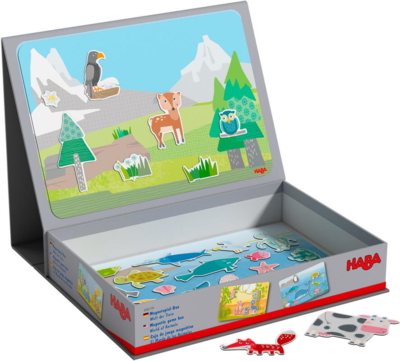 Kolli: 2 Magnetic Game Box World of Animals