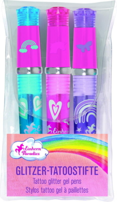 Tattoo glitter gel pens