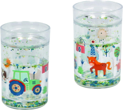 Kolli: 6 Floating glitter beaker