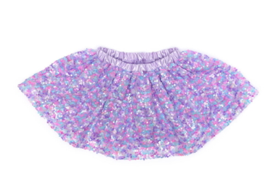 Purple Party Sequins Skirt, SIZE US 4-6