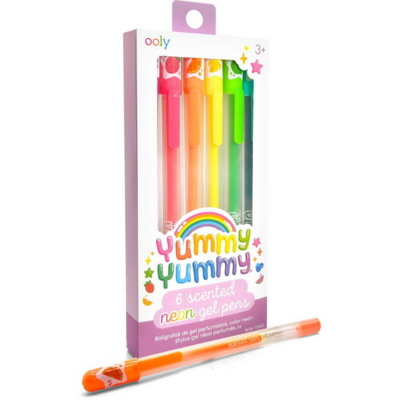 Kolli: 1 Yummy Yummy Scented Gel Pens - Neon