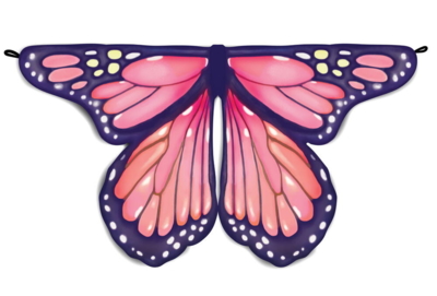 Kolli: 2 Mystical Monarch Soft Wings, SIZE US 4-6