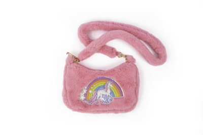 Kolli: 2 Rainbow Cuddle Crossbody Purse - Pink