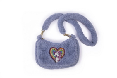 Kolli: 2 Rainbow Cuddle Crossbody Purse - Periwinkle