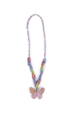 Kolli: 6 Kaleidoscope Butterfly Necklace