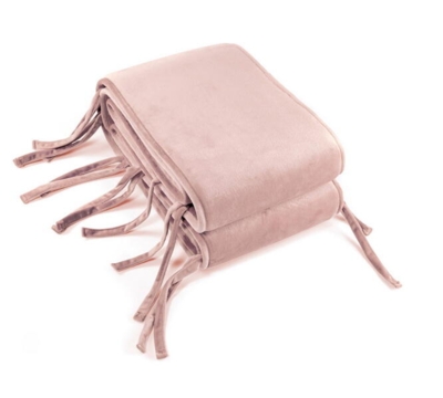 Kolli: 3 Spjälskydd, Sammet, rosa (28x360cm)