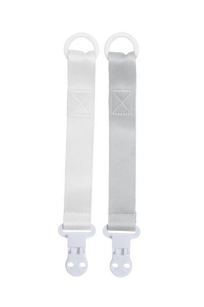 Kolli: 6 Napphållare, vit/grå, 2 pack. (21cm)