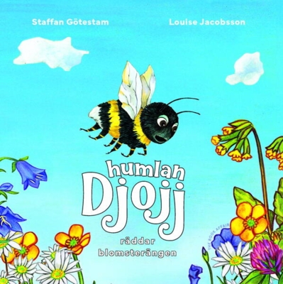 Kolli: 6 Djojj- Humlan Djojj räddar blomsterängen, bok (22 cm)