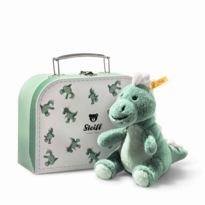 Kolli: 2 Joshi baby T-Rex in suitcase, light green 16 cm