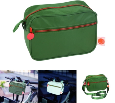 Kolli: 2 Handlebar bag green