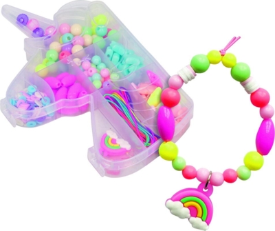 Kolli: 6 Bead set unicorn