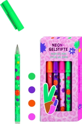 Kolli: 10 Neon gel pens Friends Forever